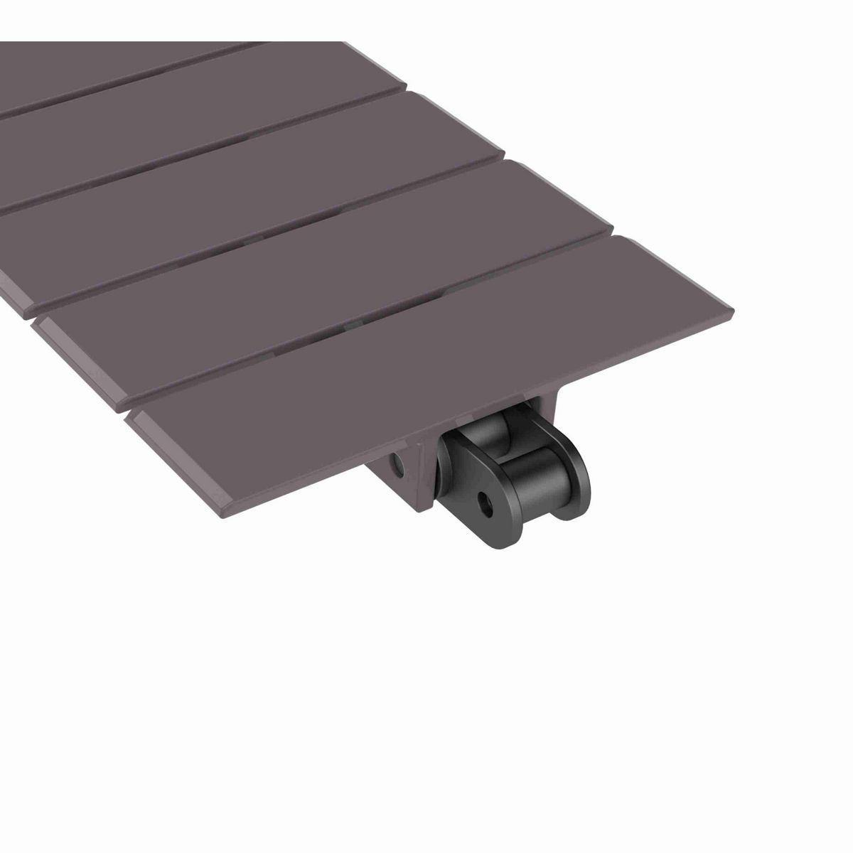 Rexnord 963 Straight Running Solid Top, Material: Brown High Performance, Width: 4.5in, Pitch: 1.5in - 81431432