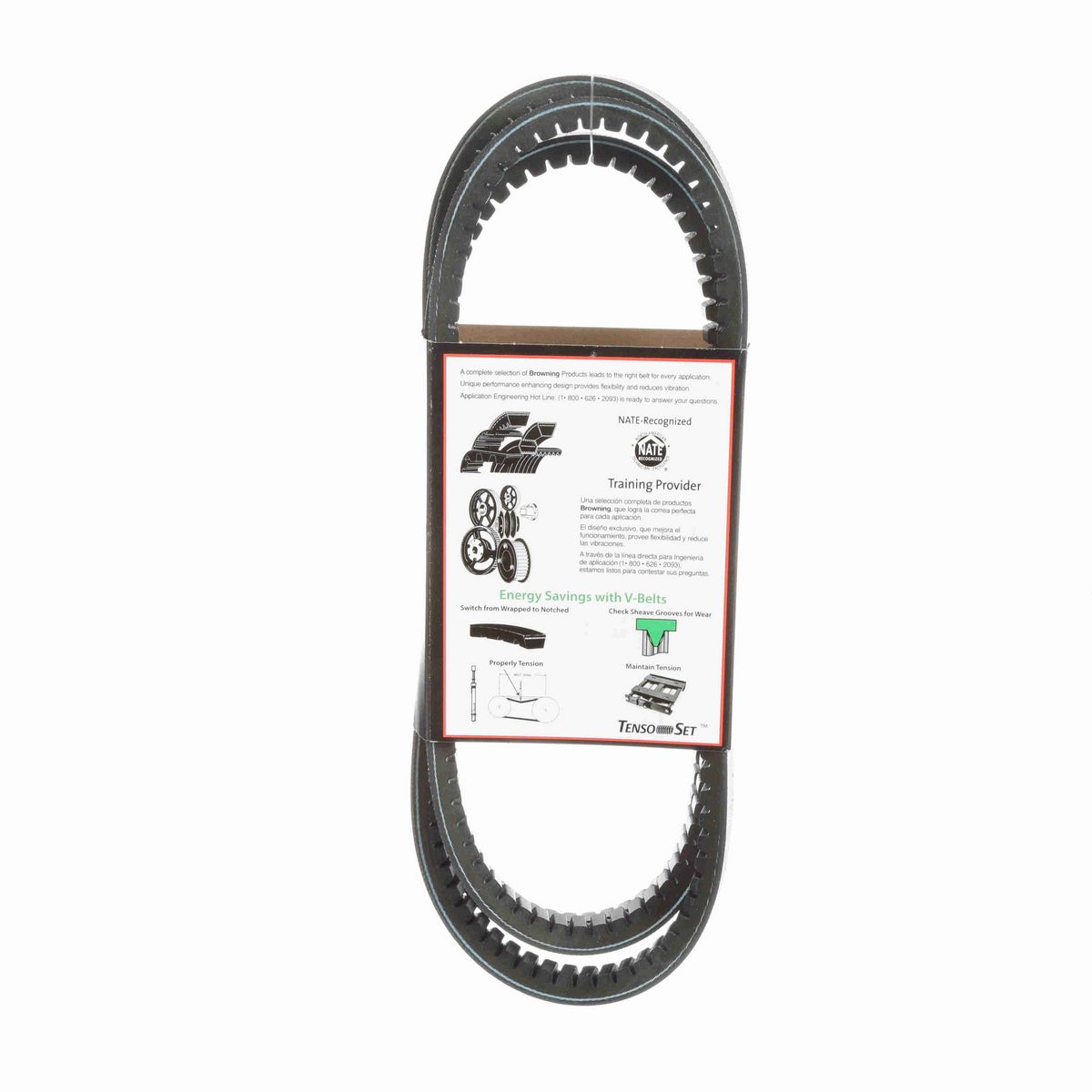 Browning EPDM Notched Belt 98% Efficient - BX90