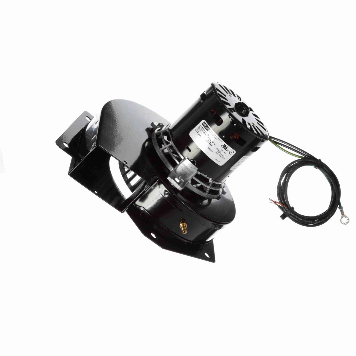 FASCO Rectangular Outlet Shaded Pole OEM Replacement Draft Inducer Blower, 115 Volts, Flange: No - D673