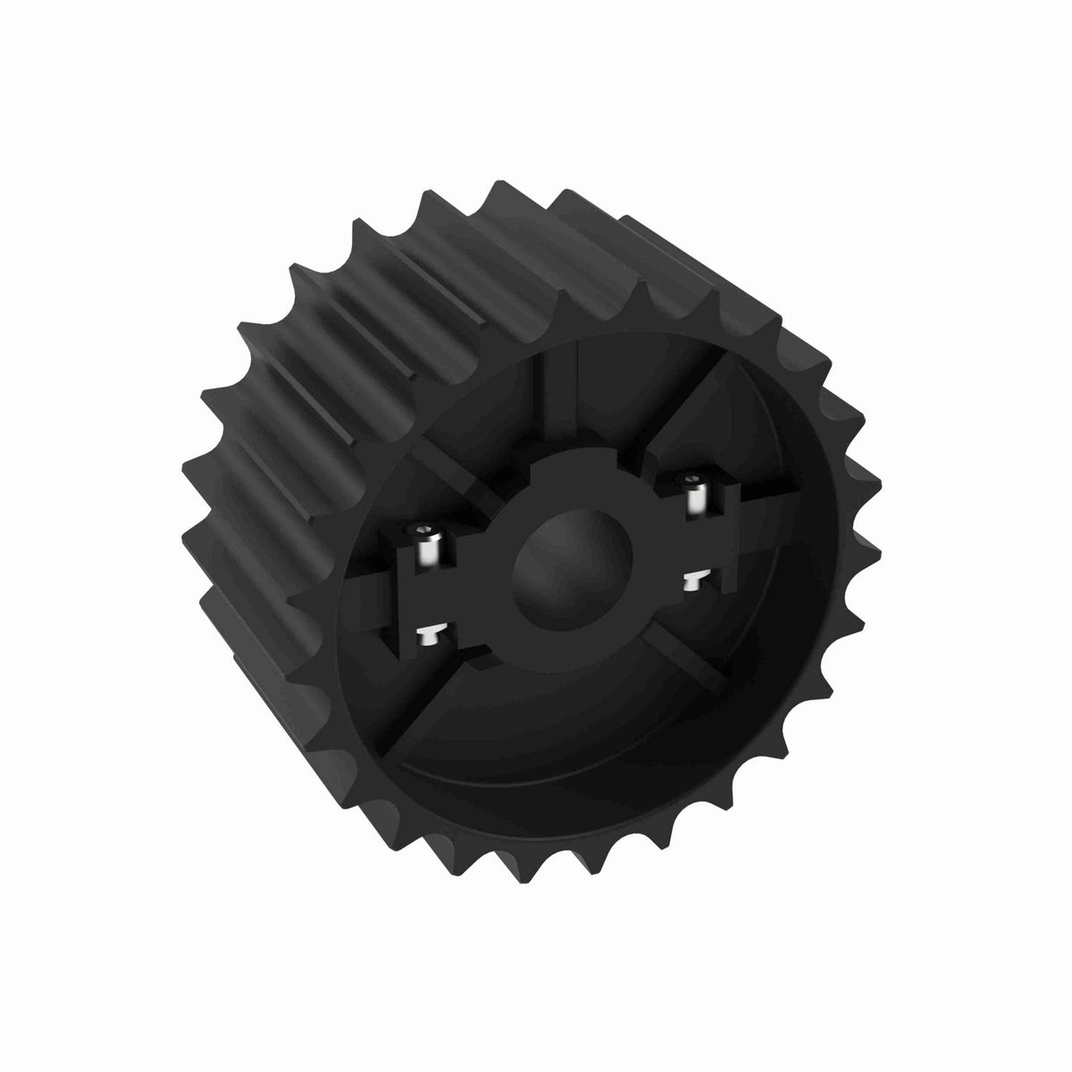 Rexnord 821 Series Split Molded Nylon Sprocket with 25 Teeth and 1-1/4in Round Idler Bore - 614-36-12
