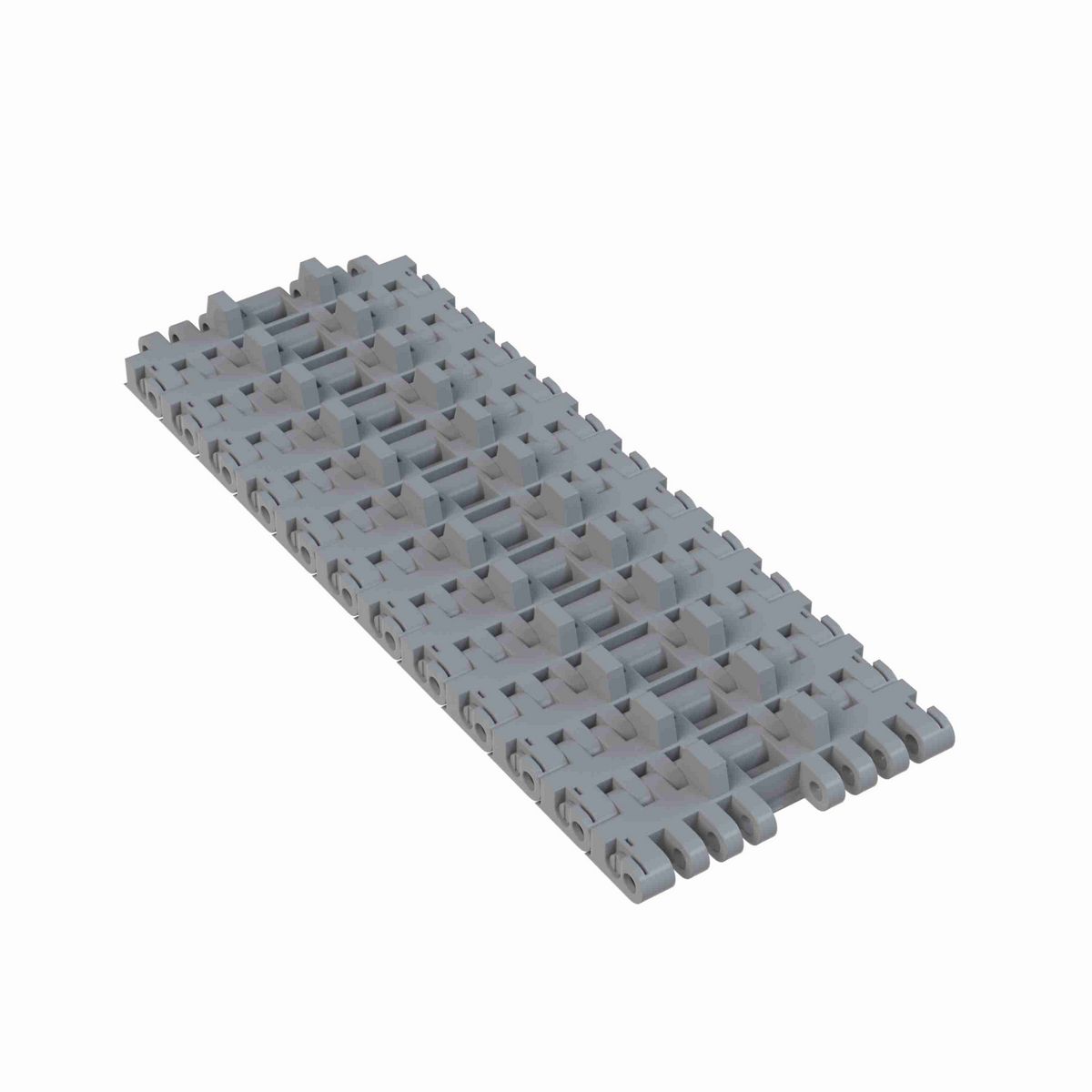 Rexnord 7705 Straight Running Solid Top, Material: Silver Platinum Series™ X, Width: 4.5in, Pitch: 1in - 10286170