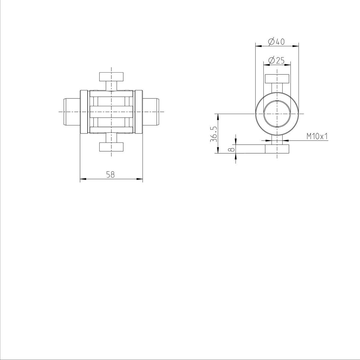 Линейная втулка устойчивая к крутящему моменту Bosch Rexroth KBDR2-25-WV-500 [R069632580]