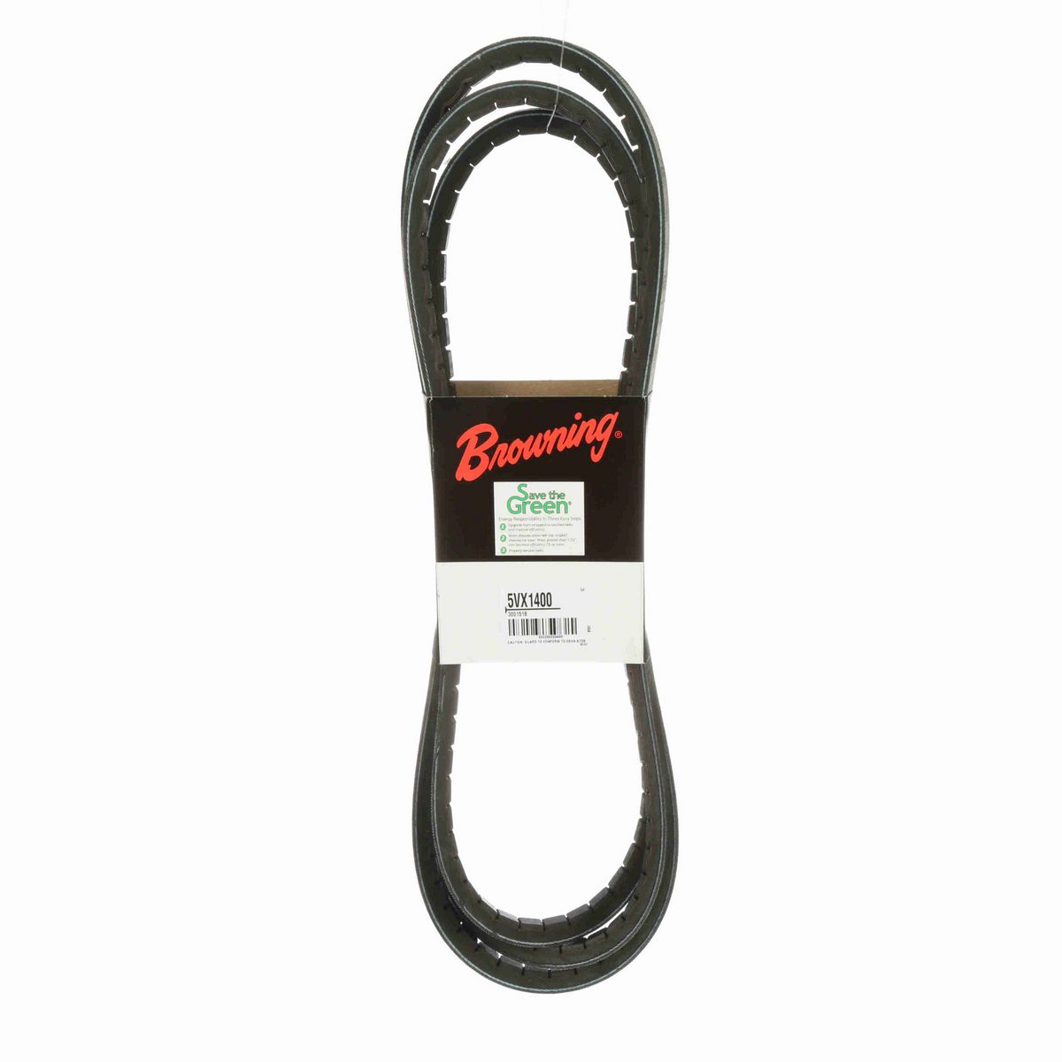 Browning EPDM Notched Belt 98% Efficient - 5VX1400