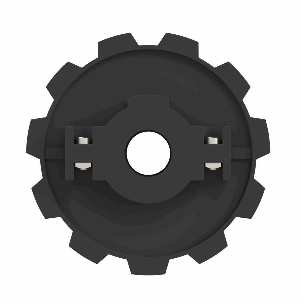 Rexnord 880 Series Split Molded Nylon Sprocket with 11 Teeth and 1in Round Idler Bore - 614-101-7