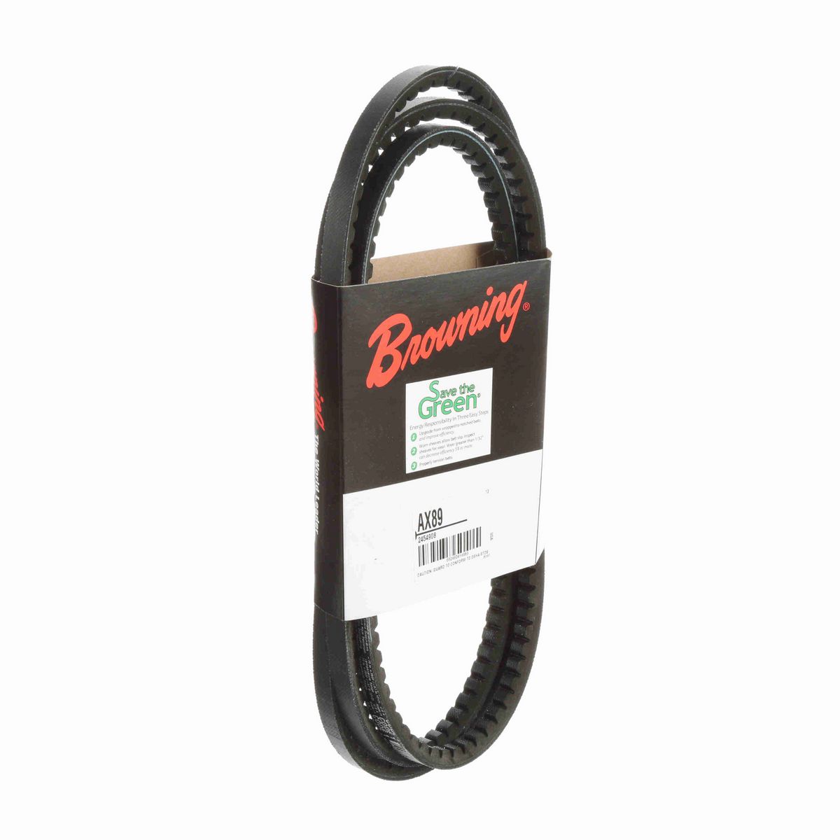 Browning EPDM Notched Belt 98% Efficient - AX89