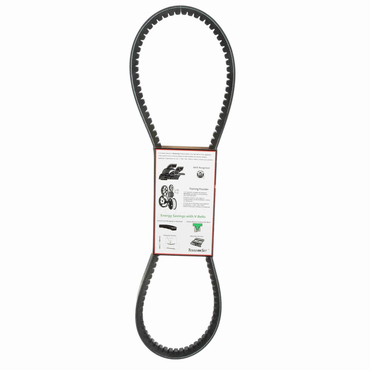 Browning EPDM Notched Belt 98% Efficient - BX42