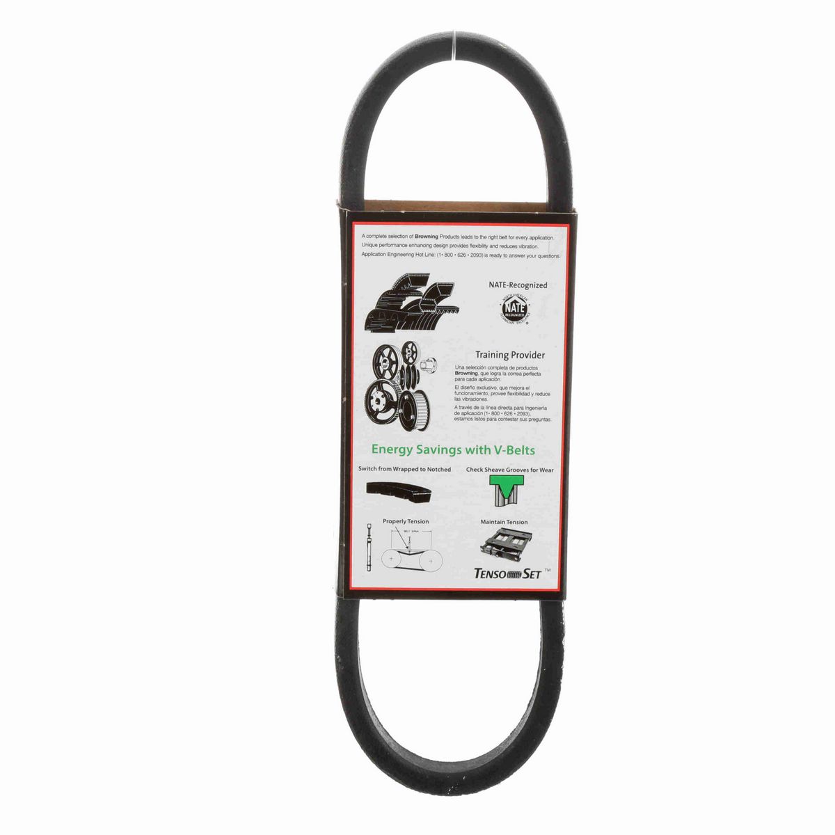 Browning Rubber FHP Belt - 3L180