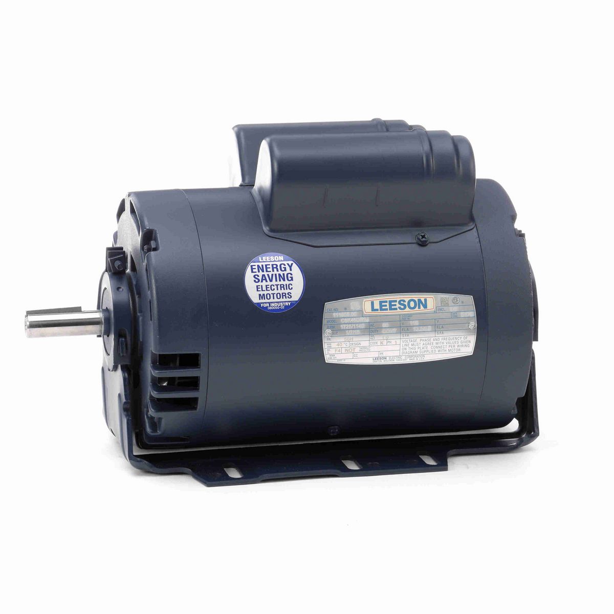 LEESON Definite Purpose Motor, 1 & 0.44 HP, 1 Ph, 60 & 60 Hz, 115 & 115 V, 1800 & 1800 RPM, 56H Frame, DP - 111955.00