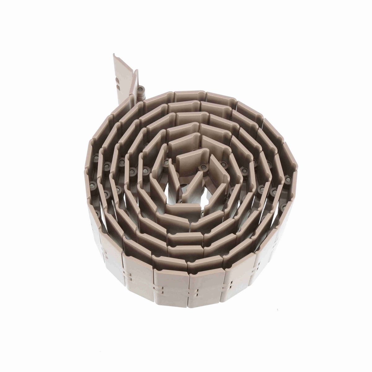 System Plast 831 Straight Running Solid Top, Material: Tan Low Friction, Width: 4.5in, Pitch: 1.5in - LF831-K450