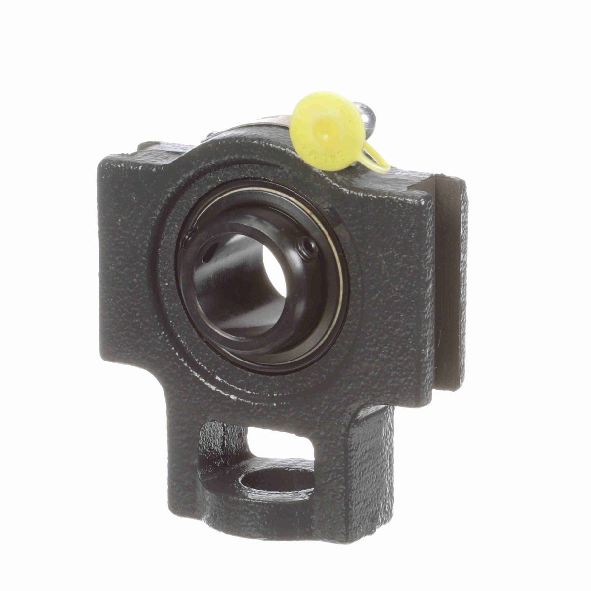 Sealmaster Mounted Cast Iron Wide Slot Take Up Ball Bearing - 52100 Bearing Steel, Black Oxided - Setscrew Lock - ST-205