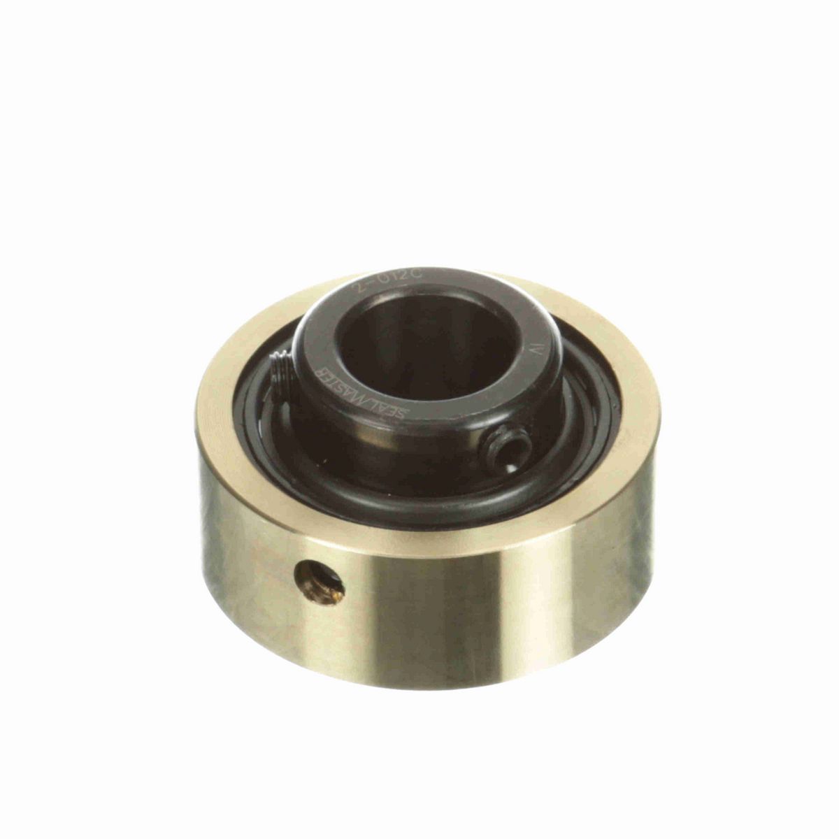 Sealmaster Mounted Insert Only Ball Bearing - 52100 Bearing Steel, Black Oxided - Setscrew Lock - AR-2-012C
