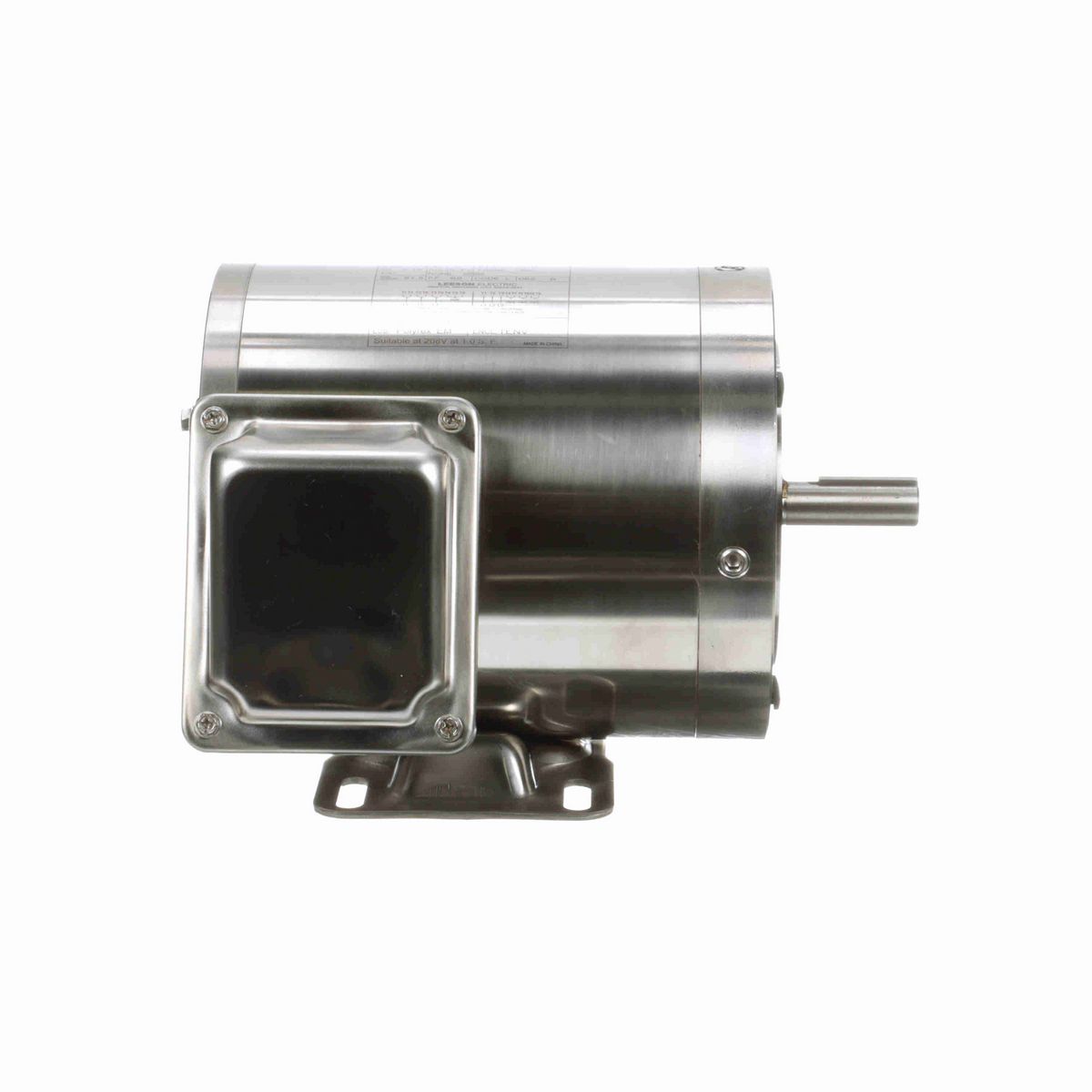 LEESON SST Duck™ General Purpose Motor, 0.50 & 0.33 HP, 3 Ph, 60 & 50 Hz, 230/460 & 190/380 V, 1800 & 1500 RPM, 56C Frame, TENV - 191204.00