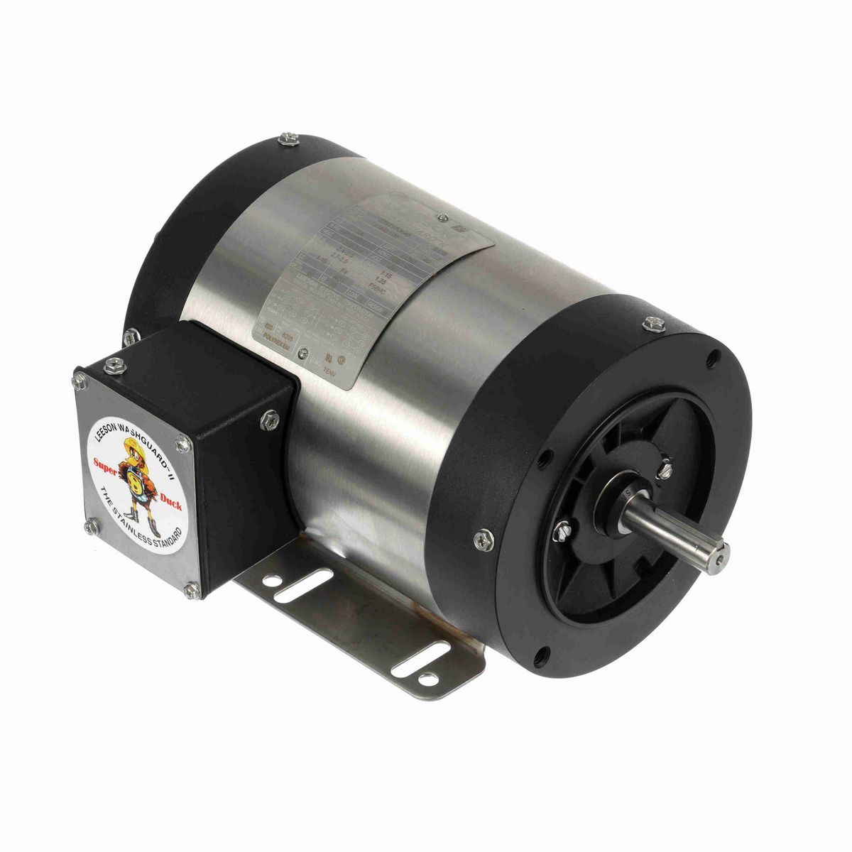 LEESON Washguard® ll General Purpose Motor, 0.75 HP, 3 Ph, 60 Hz, 230/460 V, 1800 RPM, 56HC Frame, TENV - 114561.00