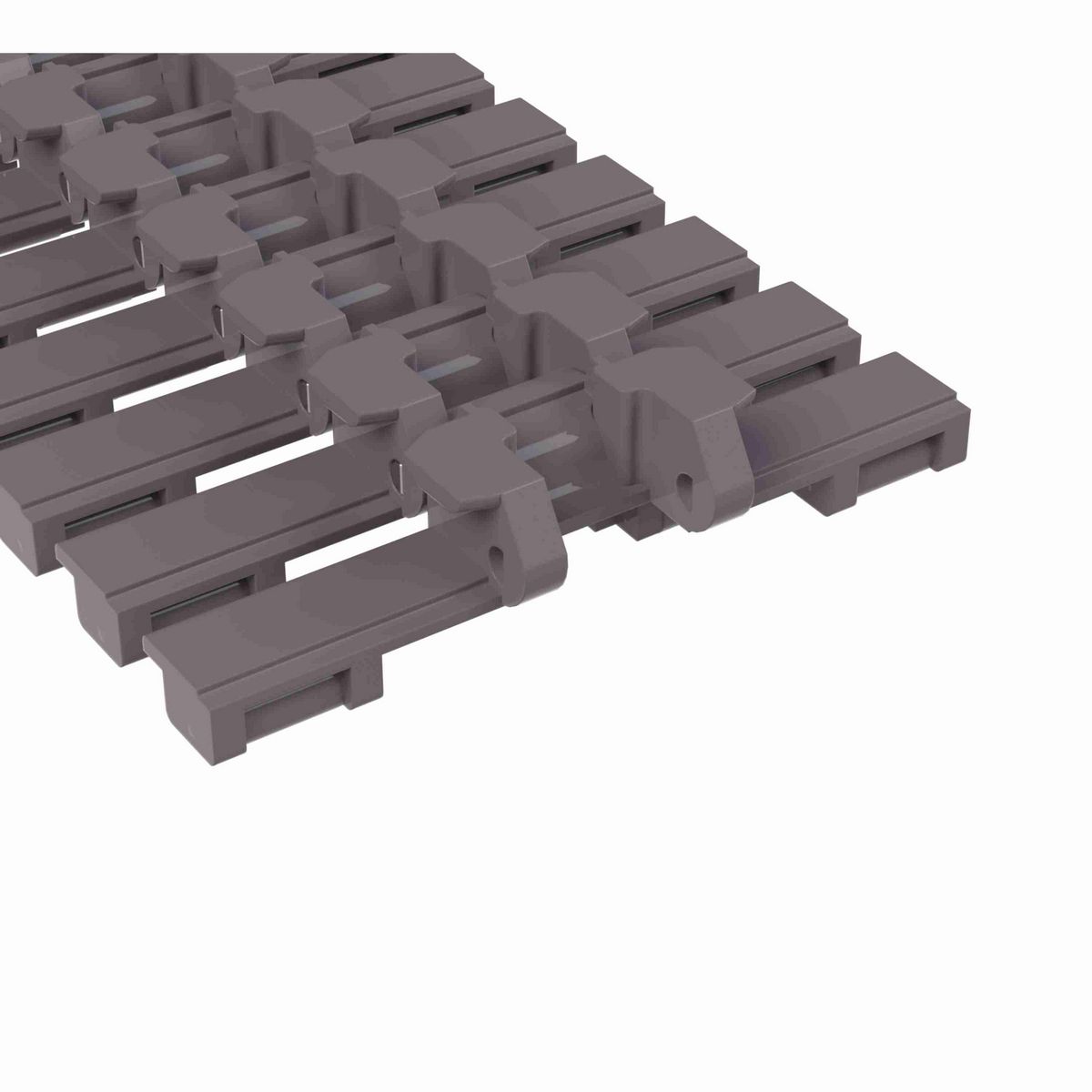 Rexnord 883TAB LBP Side-flexing Low Backline Pressure, Material: Brown High Performance, Width: 7.5in, Pitch: 1.5in - 81422791