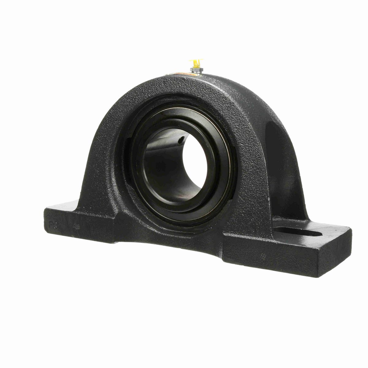 Sealmaster Mounted Cast Iron Two Bolt Pillow Block Ball Bearing - 52100 Bearing Steel, Black Oxided - Setscrew Lock - MP-55