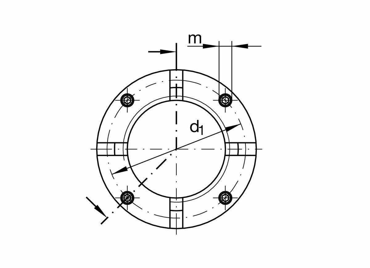 Прецизионная шлицевая гайка INA AM110