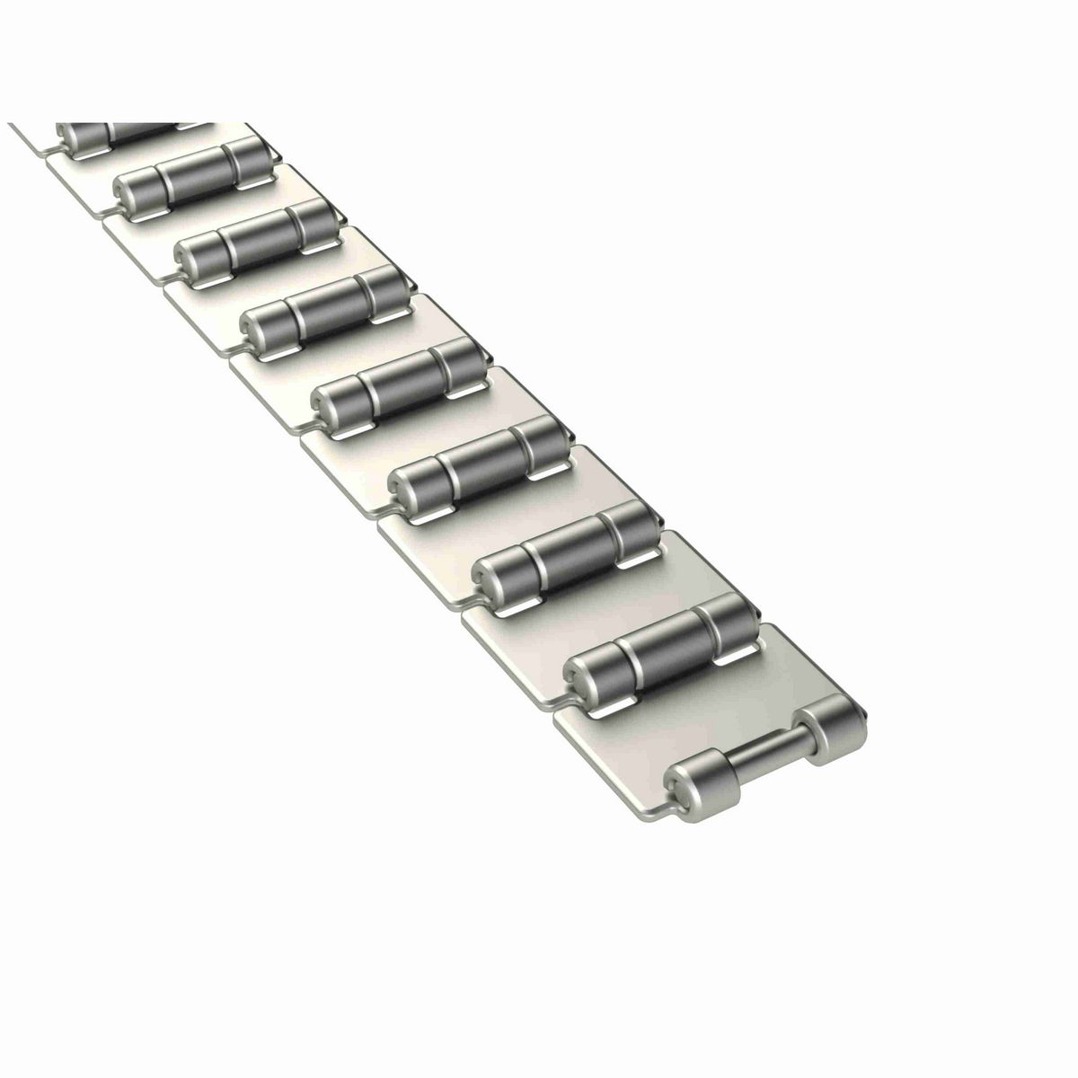 Rexnord 815 Straight Running Solid Top, Material: Carbon Steel, Width: 3.25in, Pitch: 1.5in - 762.93.31