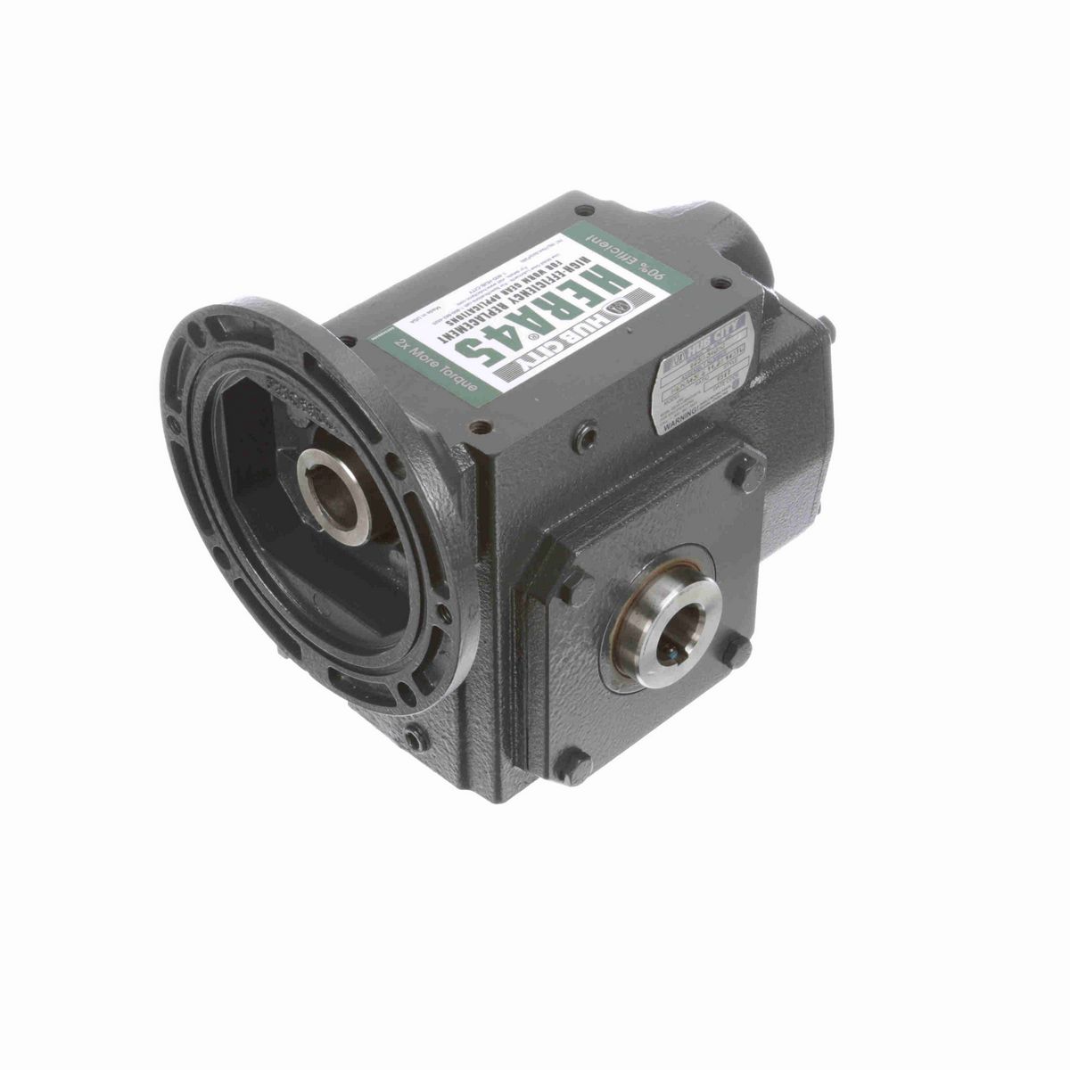 Hub City HERA Gear Reducer HERA Cast Iron Helical-Hypoid Reducer - HERA45ES 11.36 143TC 1.000
