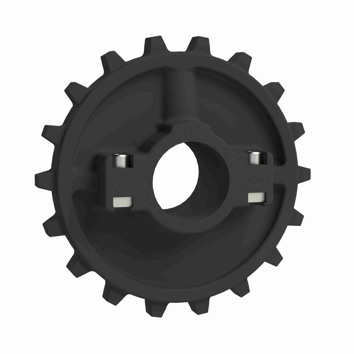 Rexnord 7700 Series Split Molded Nylon Sprocket with 18 Teeth and 40mm Round Idler Bore - 614-60-41