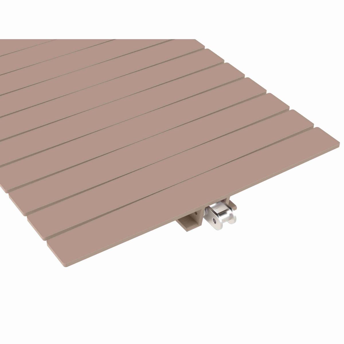 Rexnord 1873TAB Side-flexing Solid Top, Material: Tan Low Friction, Width: 12in, Pitch: 1.5in - LF1873K12