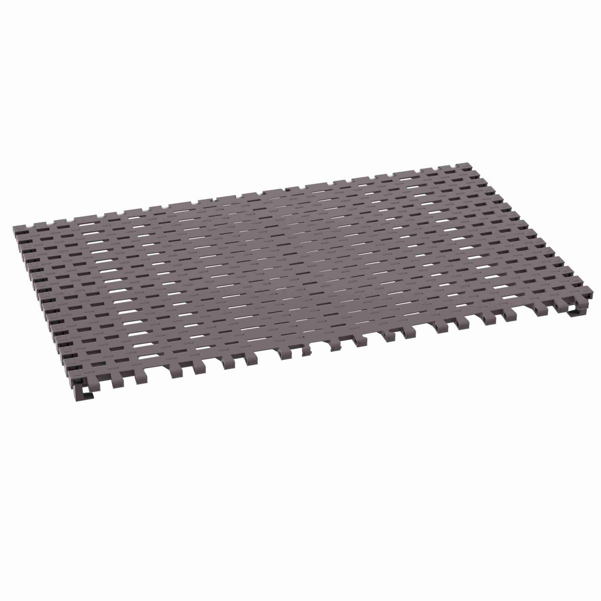 Rexnord 7956TAB Side-flexing Flush Grid, Material: Brown High Performance, Width: 30in, Pitch: 1.25in - 10464516