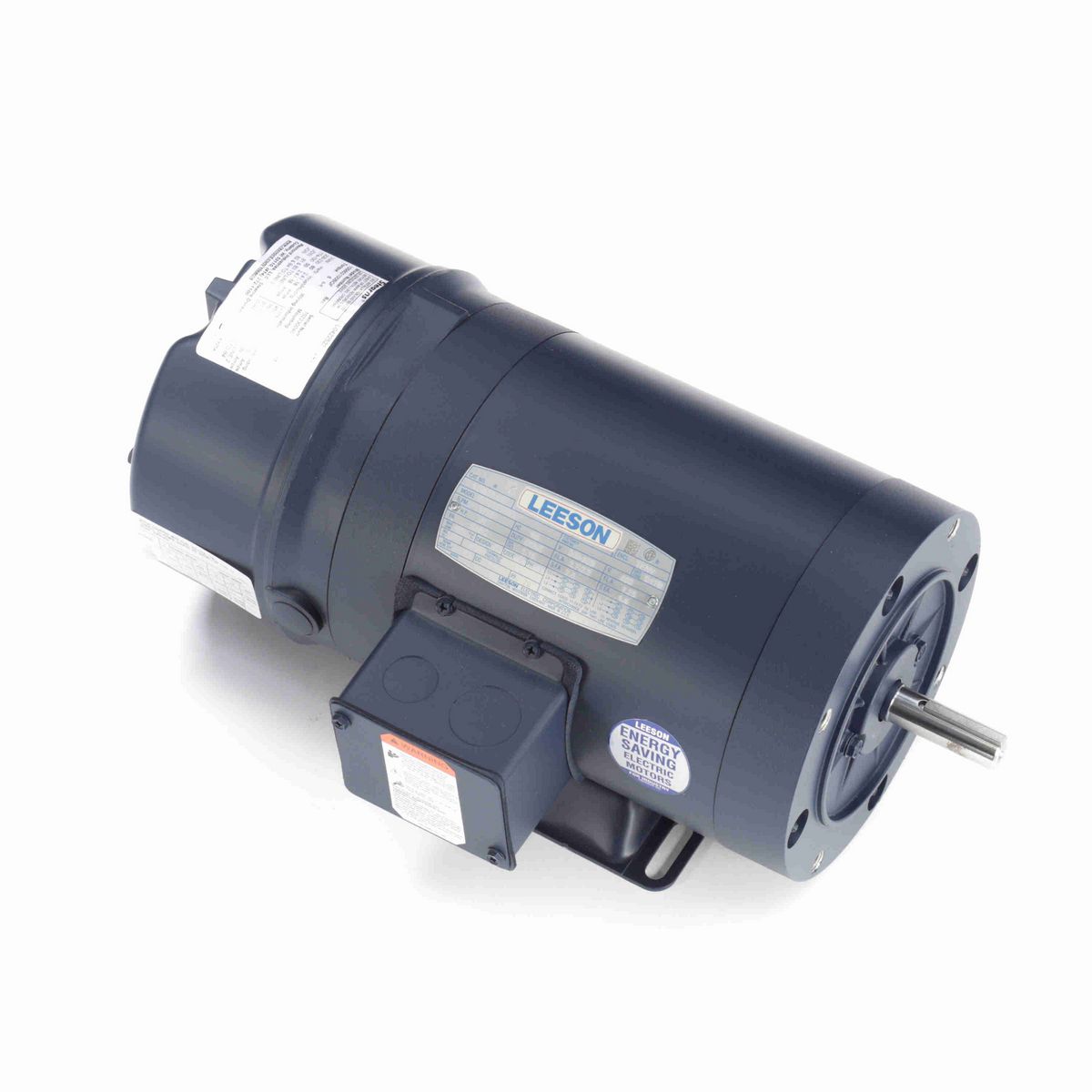 LEESON Brake Motor, 0.75 HP, 3 Ph, 60 Hz, 230/460 V, 1800 RPM, 56C Frame, TENV - 110671.00