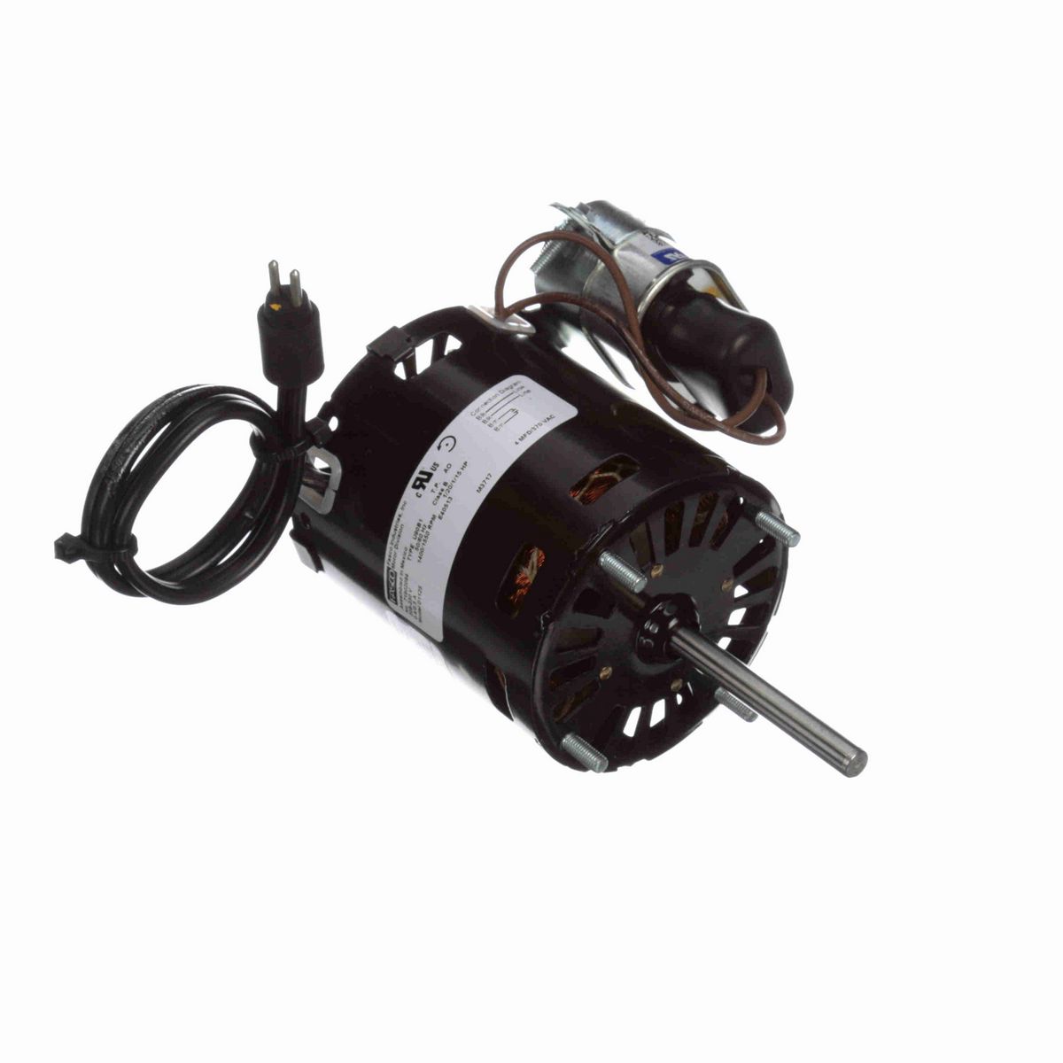 FASCO OEM Replacement Motor, 1/20 / 1/15 HP, 1 Ph, 50/60 Hz, 208-230 V, 1400/1550 RPM, 1 Speed, 3.3" Diameter, OAO - D1125