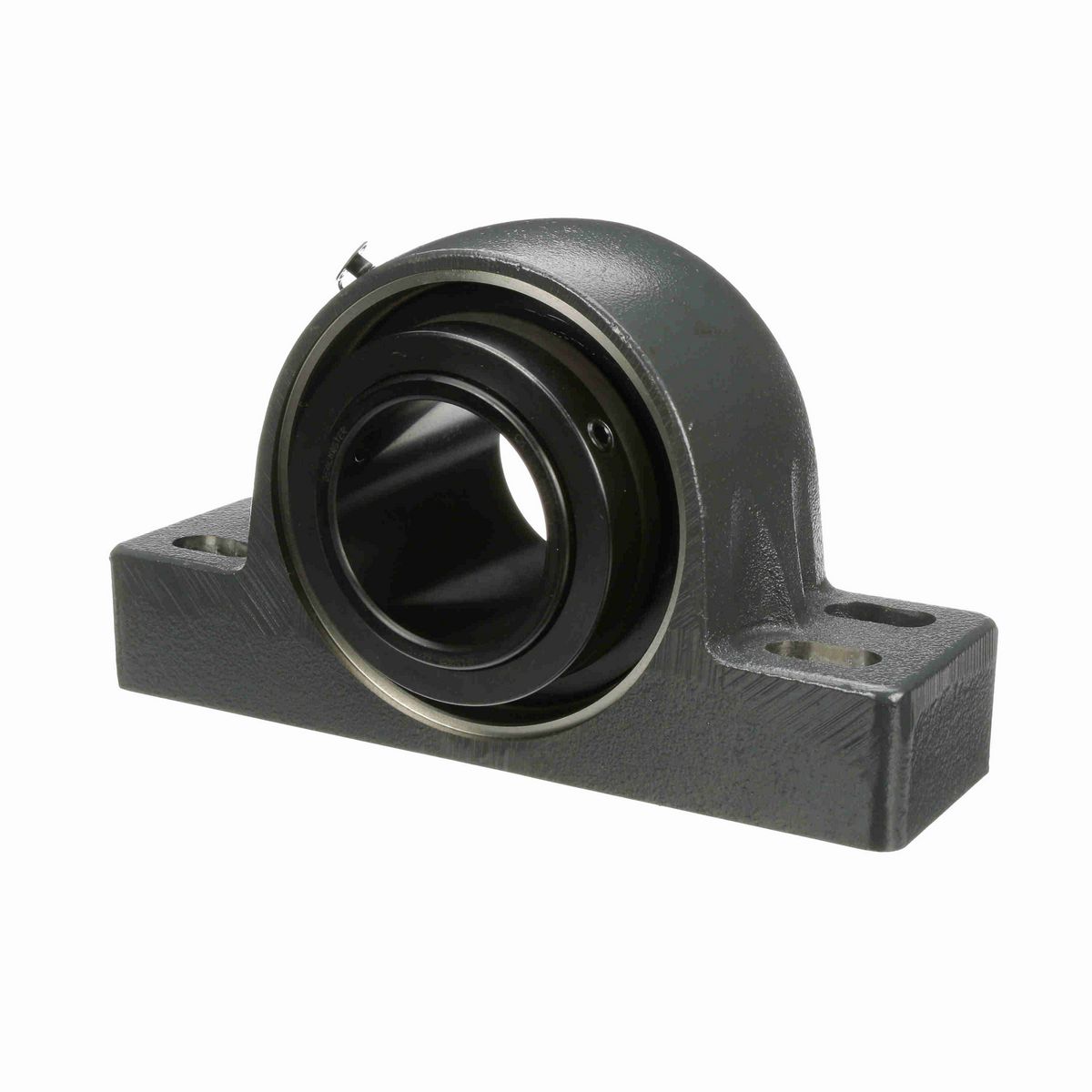 Sealmaster Mounted Cast Iron Four Bolt Pillow Block Spherical Roller - 52100 Bearing Steel, Black Oxided - Collar Mount Lock - USRBF5000-307-C