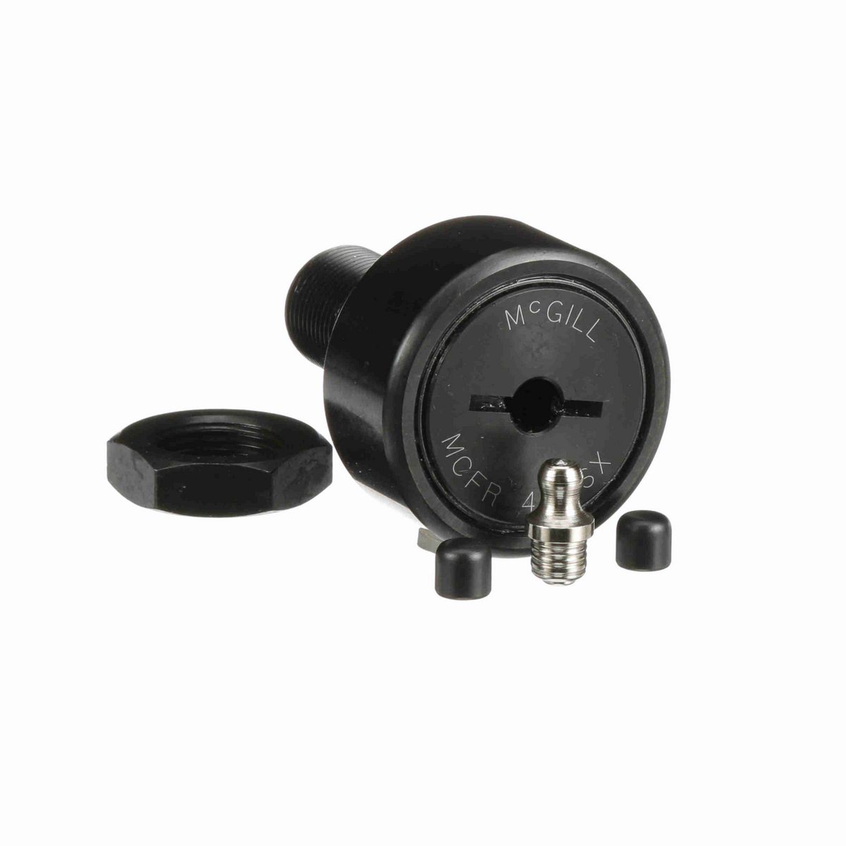 Опорный ролик с цапфой McGill CAMROL MCFR 47 SX, цилиндрический, с уплотнением, со шлицем под отвёртку, метрический