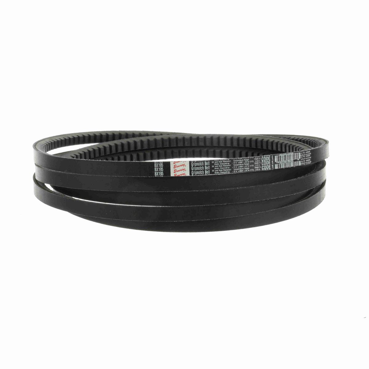 Browning EPDM Notched Belt 98% Efficient - BX195