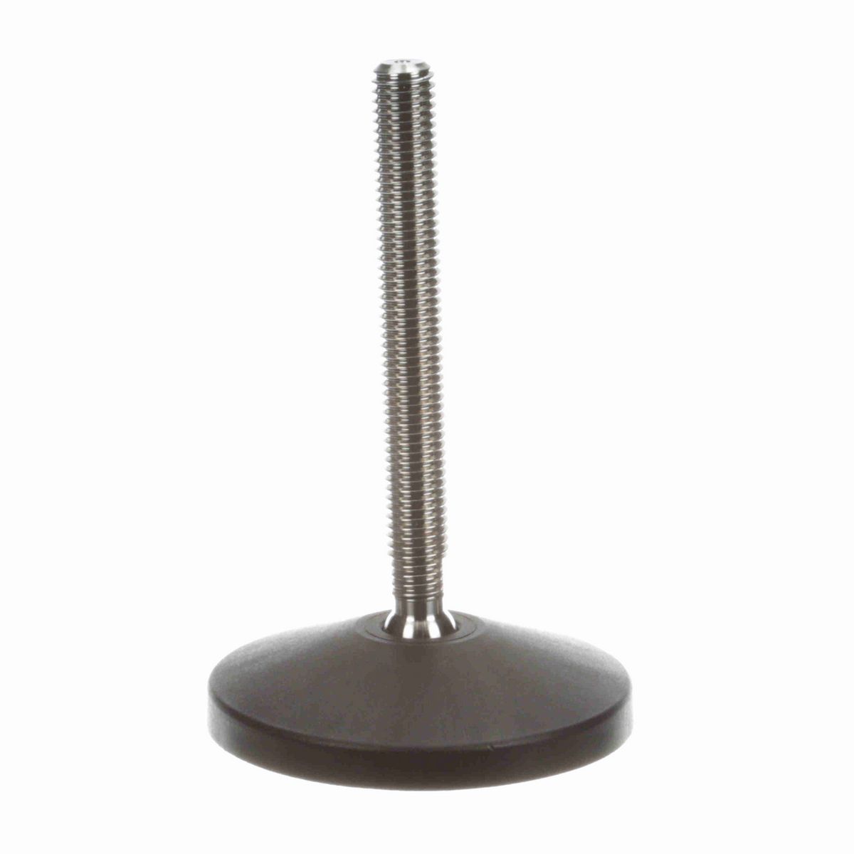 System Plast Articulating Plastic Leveler; Series: VG-511, Base Diameter: 4, Spindle Length: 4.6-in, Thread: 5/8-11 - VG-511-01-S58-L5