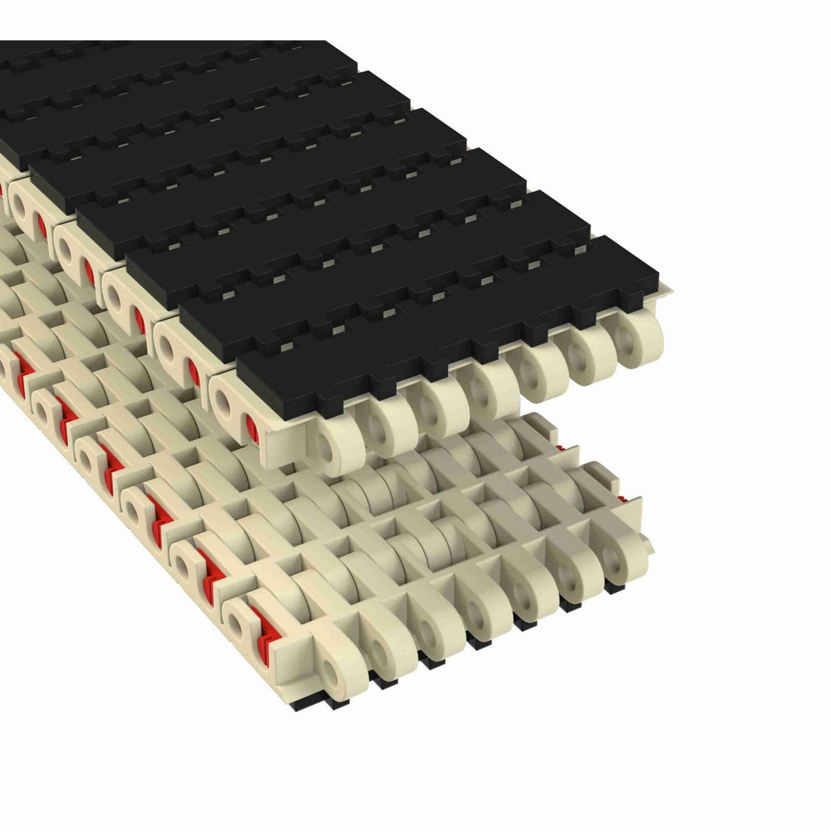 Rexnord 7705 SuperGrip™ Straight Running SuperGrip™, Material: Beige High Temperature, Width: 4in, Pitch: 1in - 81447671