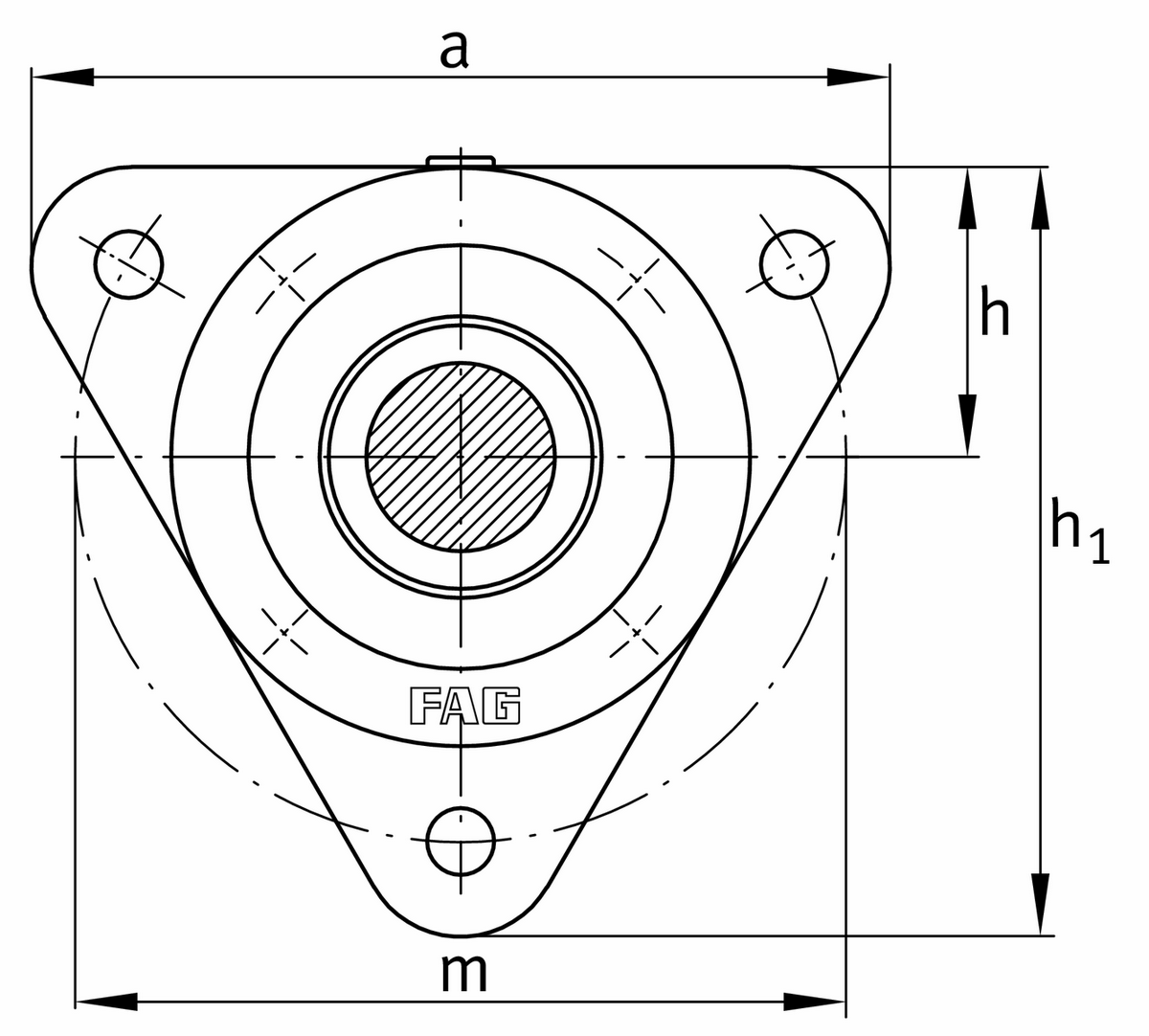 Фланцевый корпус FAG F11206