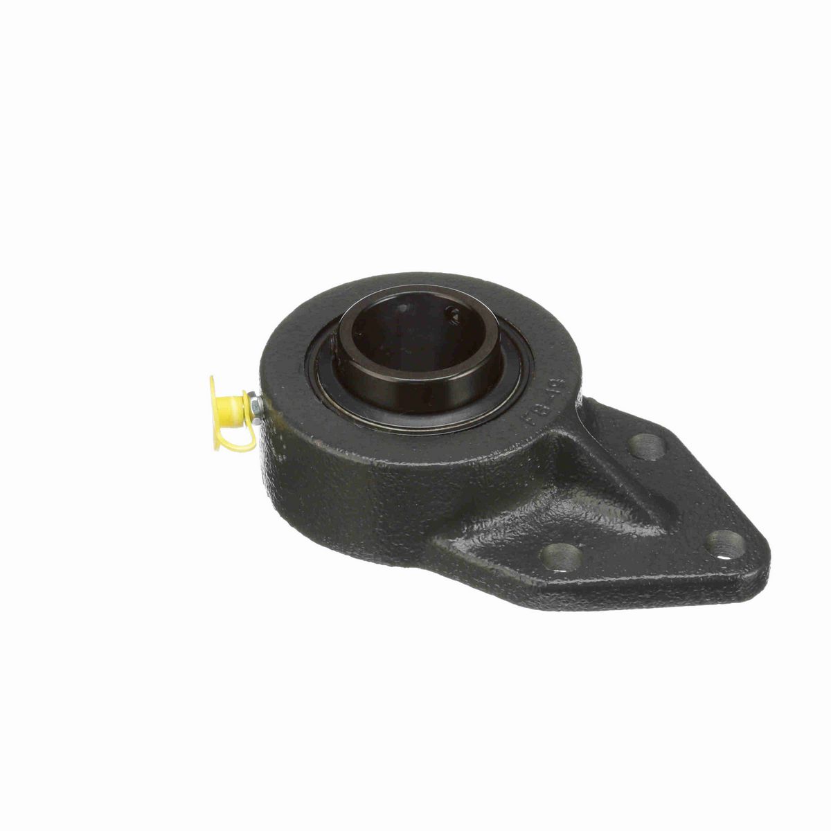 Sealmaster Mounted Cast Iron Three Bolt Flange Bracket Ball Bearing - 52100 Bearing Steel, Black Oxided - Setscrew Lock - FB-20R