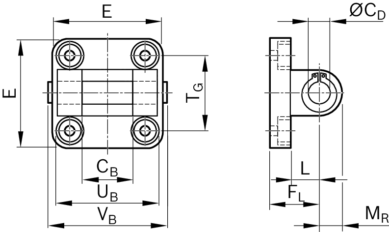 Съемная крышка с креплением Bosch Rexroth D EMC50 & [R349945900]