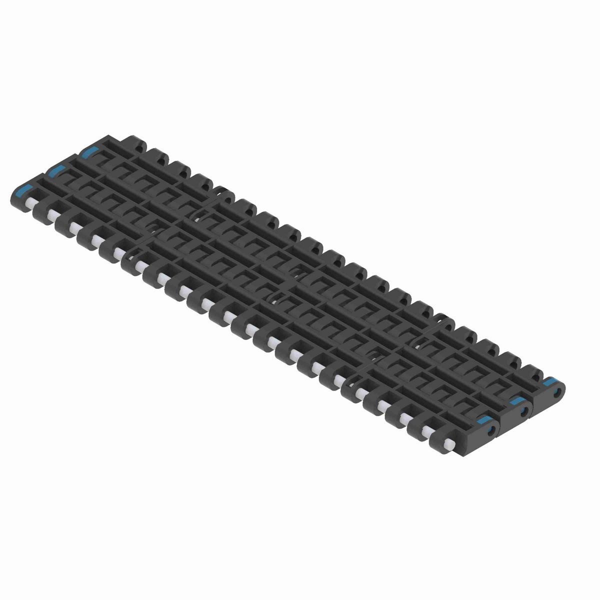 System Plast 2251FT VG Straight Running SuperGrip™, Material: Gray Low Friction, Width: 595mm, Pitch: 1in - LFG2251FT-M0595VGS