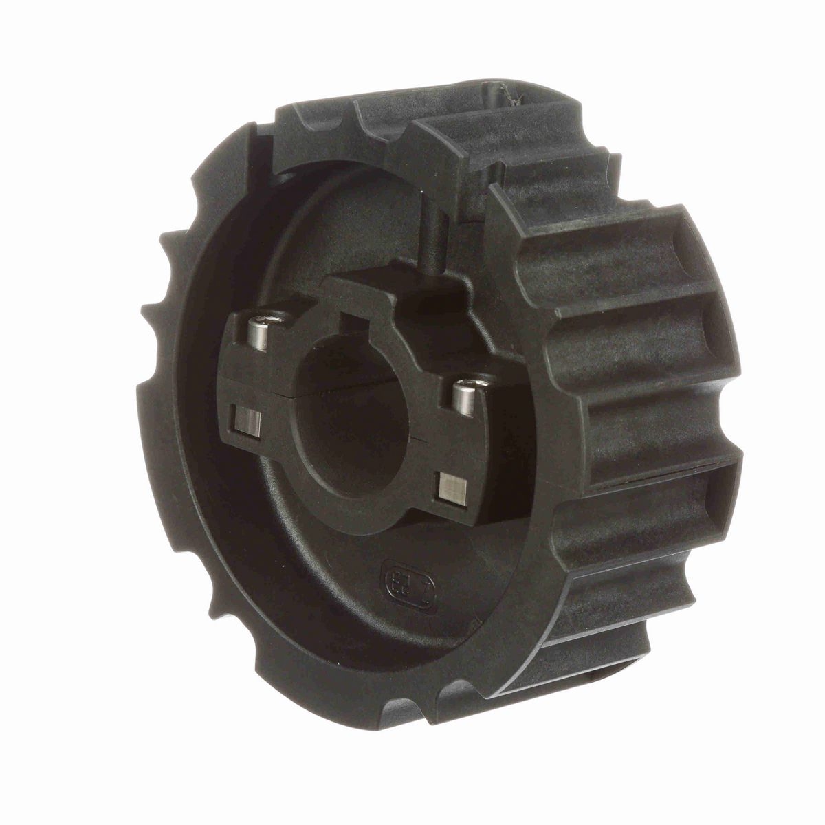 System Plast 815 Series Split Molded Sprocket with 23 Teeth, a 1-7/16in Round Shaft-Ready Bore and Setscrew - 815-23R1.44-DS-SS