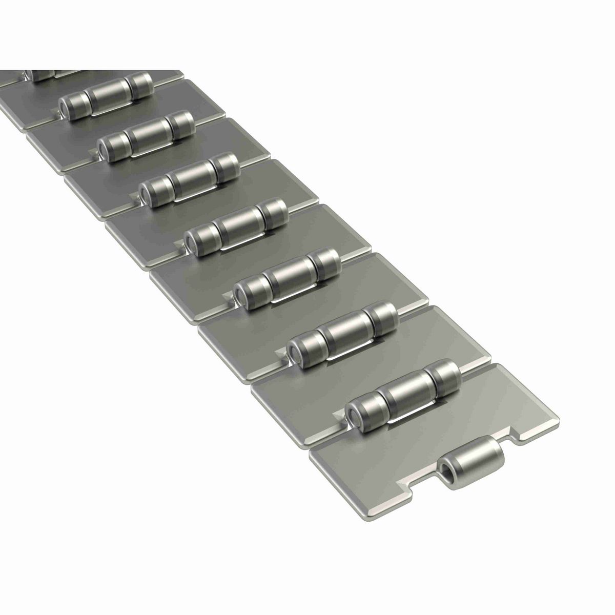 Rexnord 815 Straight Running Solid Top, Material: 0, Width: 4in, Pitch: 1.5in - 762.53.40