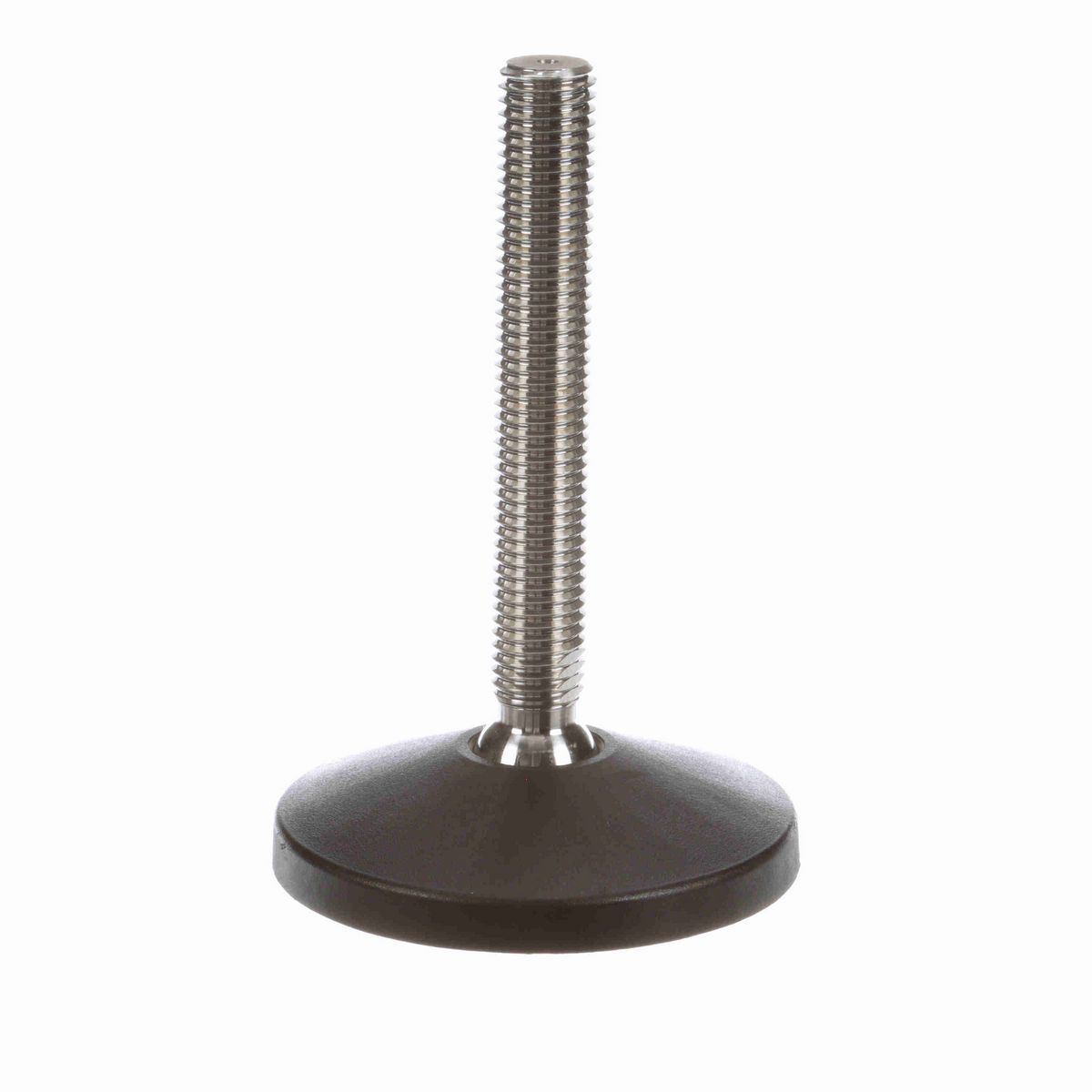 System Plast Articulating Plastic Leveler; Series: VG-511, Base Diameter: 4, Spindle Length: 4.6-in, Thread: 3/4-10 - VG-511-01-S34-L5