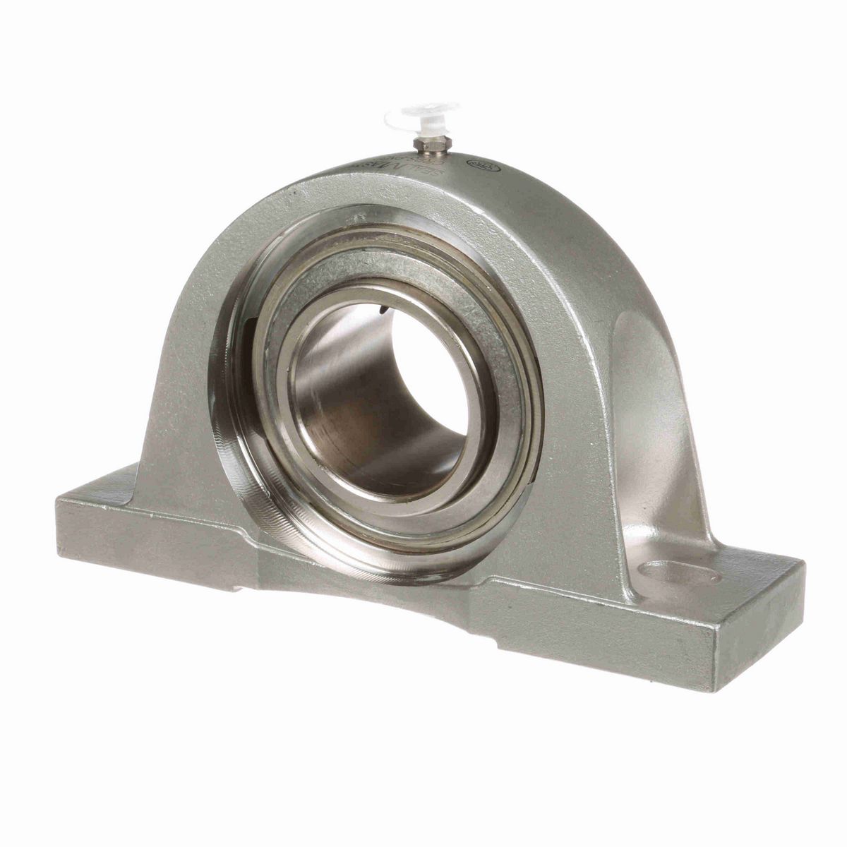 Sealmaster Mounted Stainless Steel Two Bolt Pillow Block Ball Bearing - 52100 Bearing Steel, Phosphorus Nickel Coated - Setscrew Lock - Corrosion Resistant - CRPS-PN39