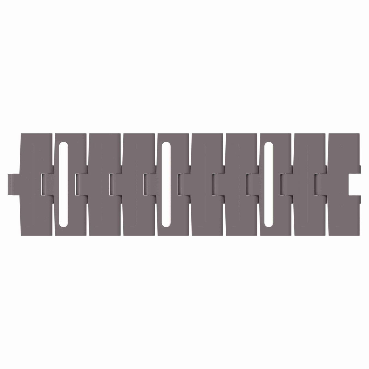 Rexnord 880TAB RubberTop® Side-flexing RubberTop®, Material: Brown High Performance, Width: 4.5in, Pitch: 1.5in - 81416322