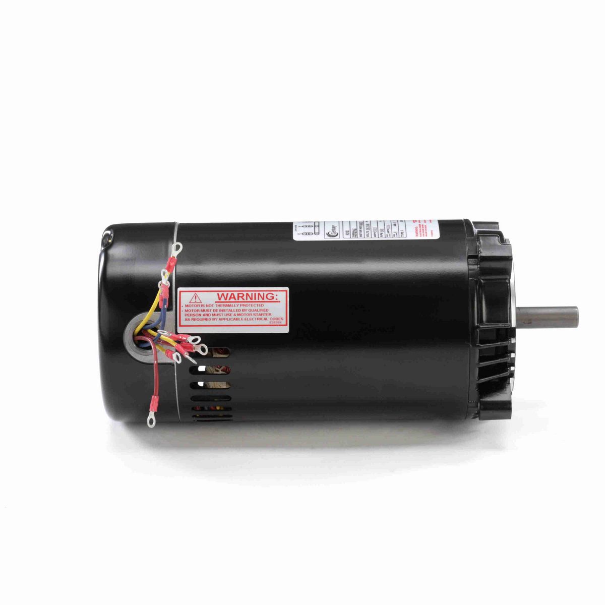 Century Pool Pump Motor, 1 1/2 HP, 3 Ph, 60 Hz, 208-230/460 V, 3600 RPM, 56C Frame, ODP - K3152