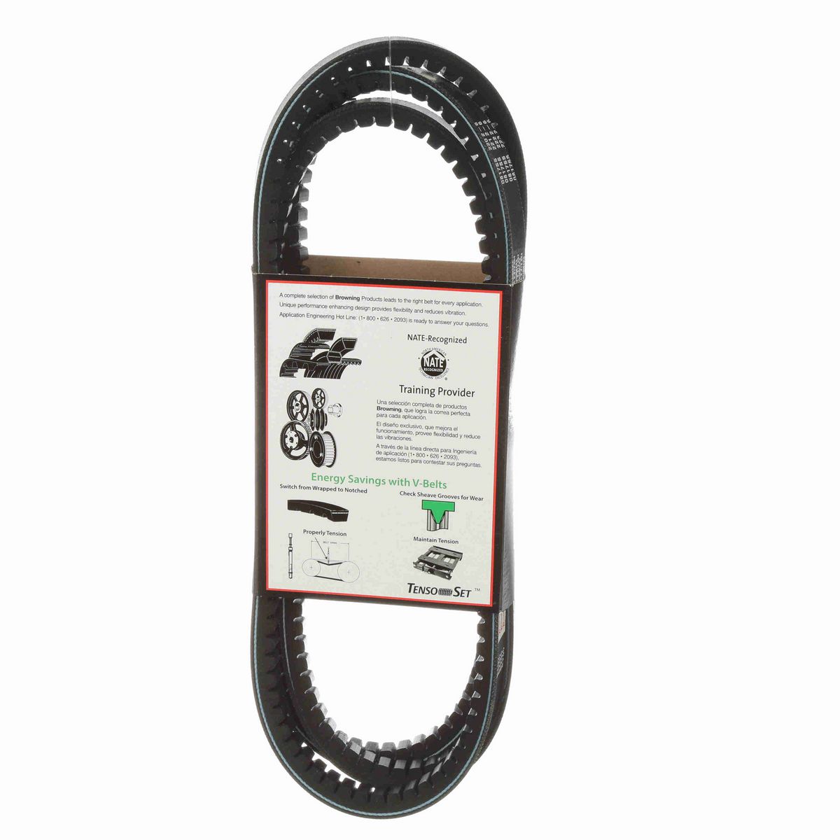 Browning EPDM Notched Belt 98% Efficient - BX92