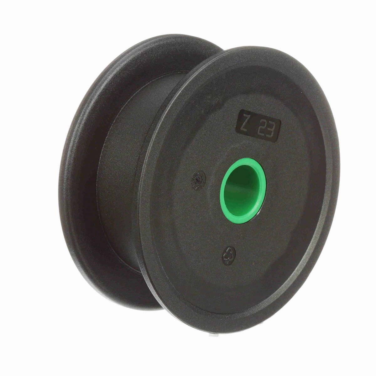 System Plast 820 Series Solid One Piece Molded Sprocket with 23 Teeth and a 1in Round Idler Bore - 820-23R1-WL