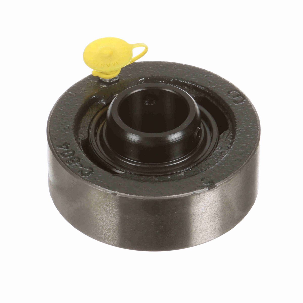 Sealmaster Mounted Cast Iron Cylindrical Cartridge Ball Bearing - 52100 Bearing Steel, Black Oxided - Setscrew Lock - SC-16C