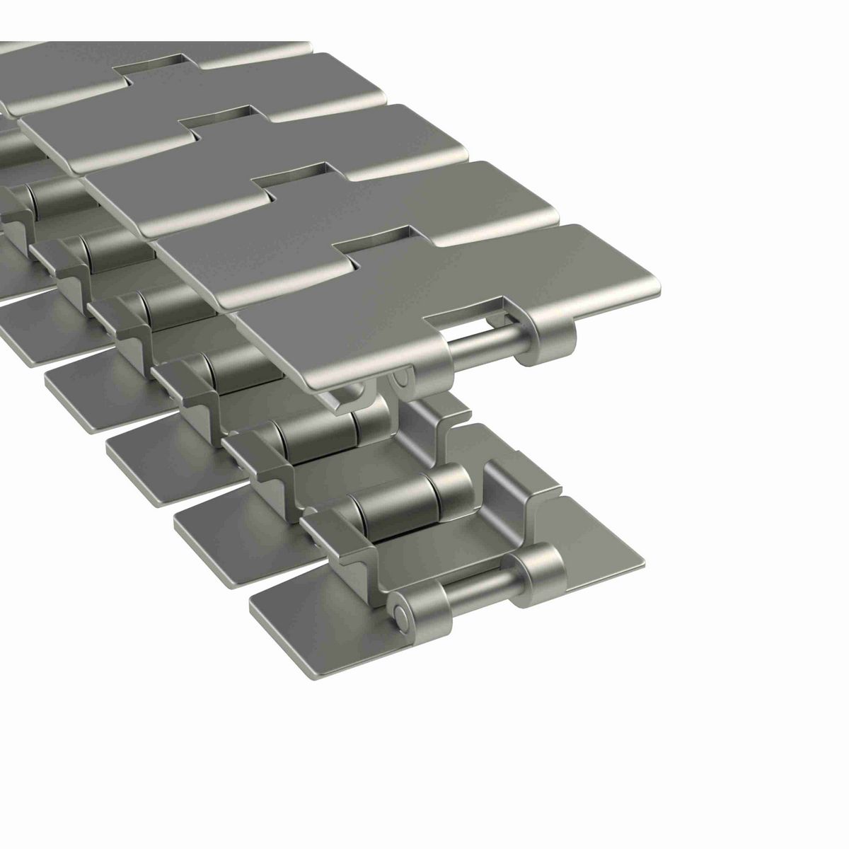 Rexnord 881TAB Side-flexing Solid Top, Material: Carbon Steel, Width: 3.25in, Pitch: 1.5in - 765.91.31