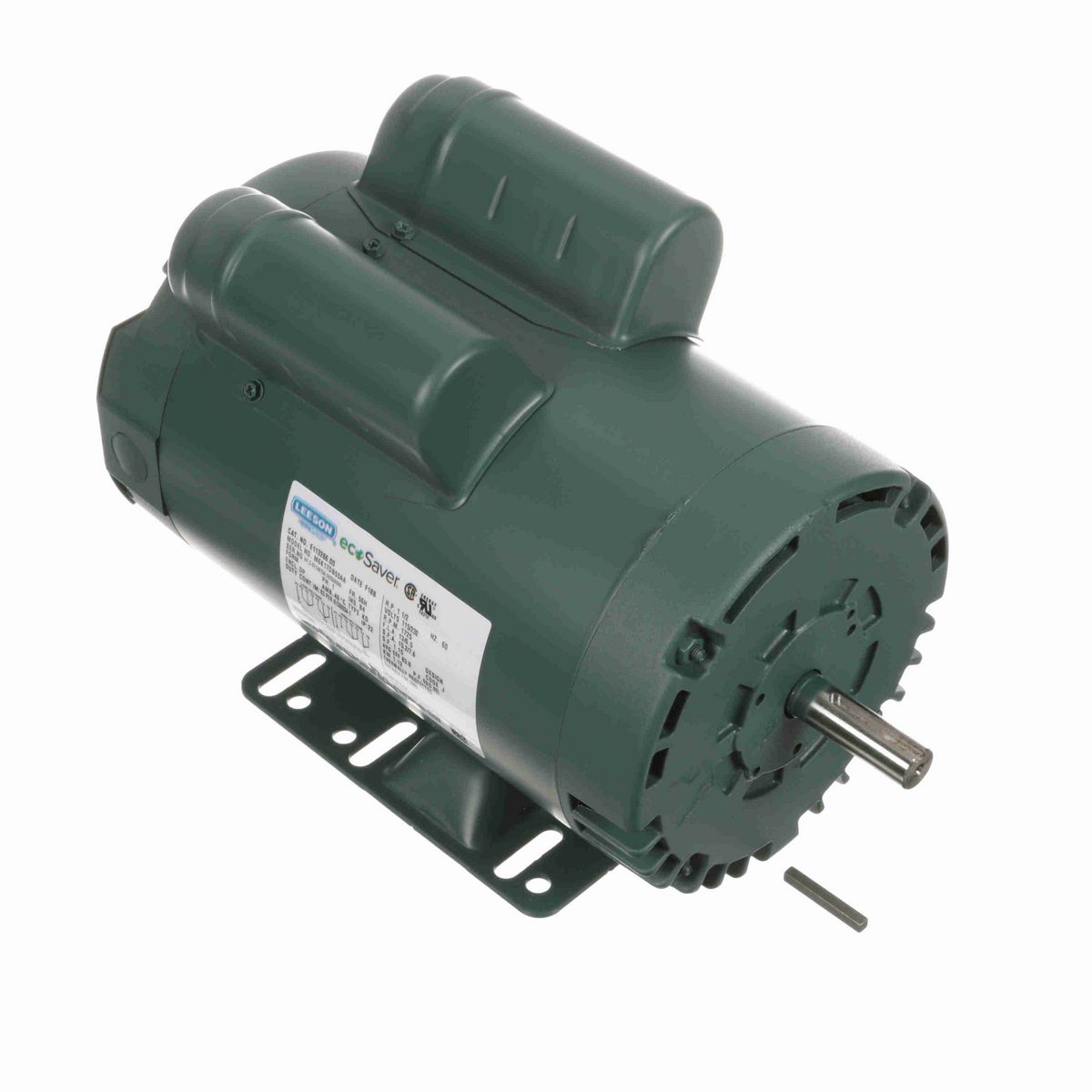 LEESON ecoSaver™ General Purpose Motor, 1.50 HP, 1 Ph, 60 Hz, 115/230 V, 1800 RPM, 56H Frame, DP - E113266.00