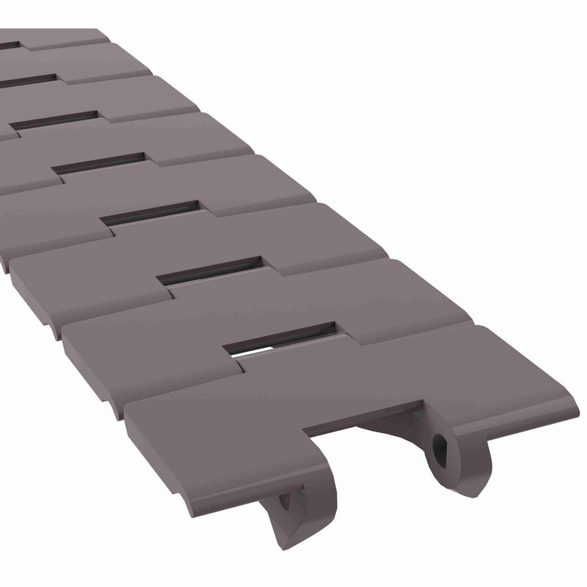 Rexnord 879B Side-flexing Solid Top, Material: Brown High Performance, Width: 3.25in, Pitch: 1.5in - 81400041