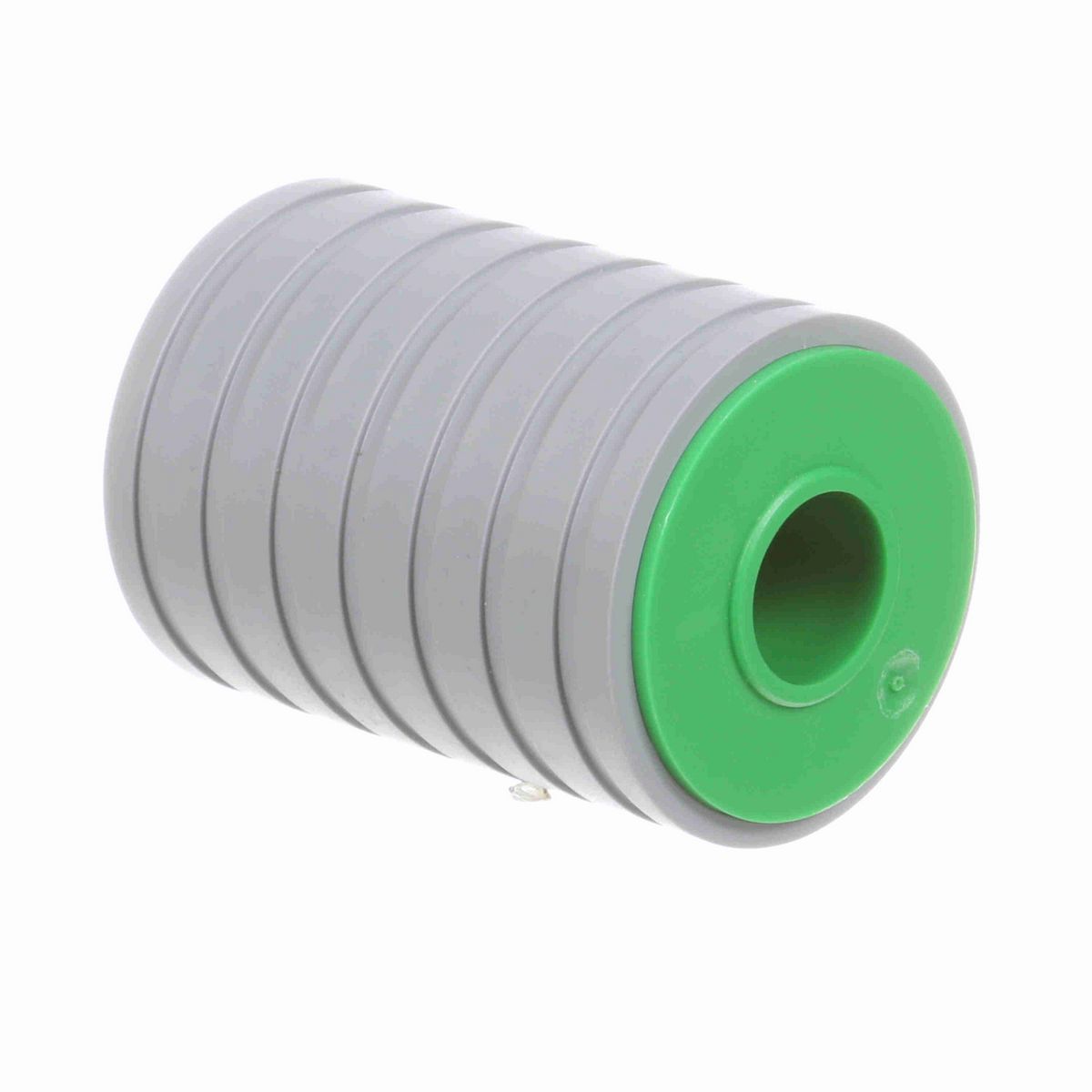System Plast Return Roller with Rubber; OD: 57-mm, Shaft Dia: 20-mm, Length: 82.5-mm, Color: Green - RR-57B20ML83-PEG