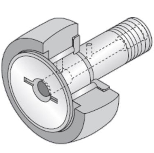 Cam follower with shaft NTN KRV47/3AS